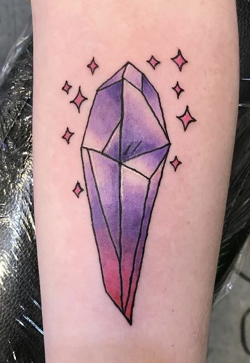 Dark crystal tattoo | Crystal tattoo, Tattoo styles, Tribute tattoos