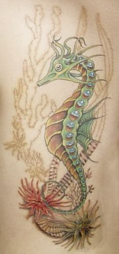 59 Tattoos ideas | seahorse tattoo, tattoos, seahorse art