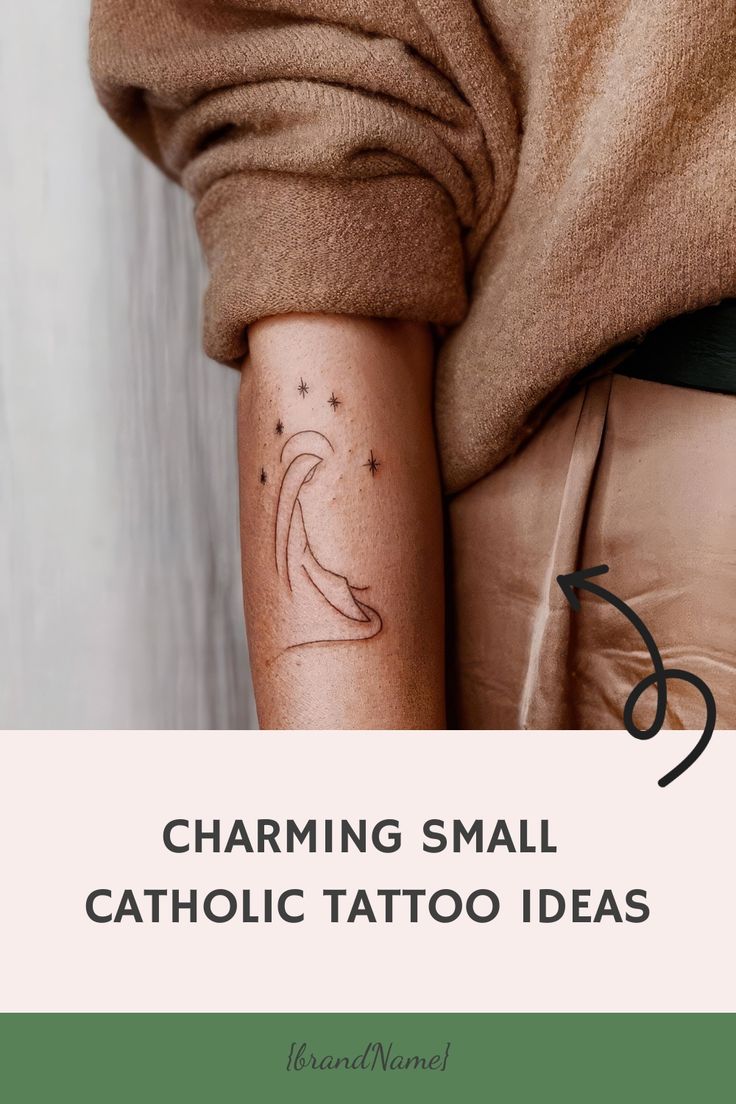 Charming Small Catholic Tattoo Ideas