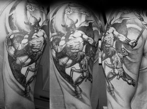 30 David and Goliath Tattoo Designs for Men