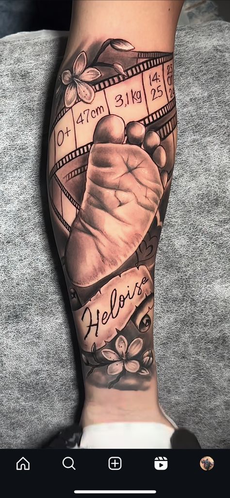 Grandchildren Tattoo Ideas