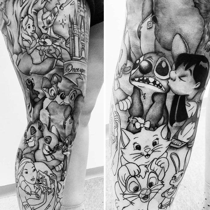 250+ Best Disney Tattoo Designs (2024) Simple Small Themed Ideas from  Disneyland World